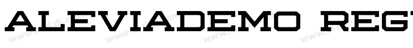 AleviaDEMO Regular字体转换 AleviaDEMO Regular字体转换